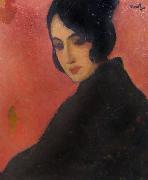 Nicolae Tonitza Spanish Woman France oil painting artist